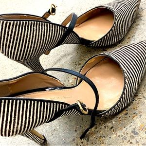 Stripped heels by bannana republic over half price
